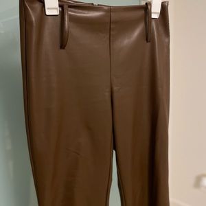 Brown Leather Pants